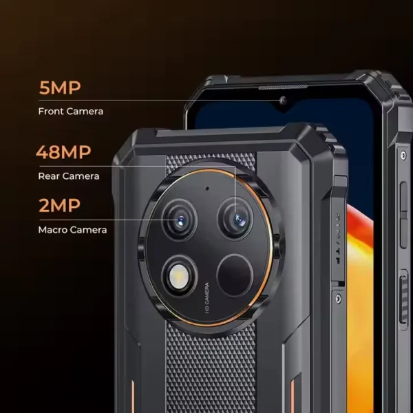 Original Oukitel G1 6.52 Inch HD 6G+256G Android 14 Mobile Phone 10600 MAh Big Battery IP68 Waterproof Rugged Smartphones - Image 6