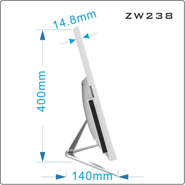 23.8 27 Inch Ultrathin Monoblock All One Desktop PC I3 I5 I7 12V 19V LCD Display for Business Gaming Featuring DDR3 Dual Core - Image 3