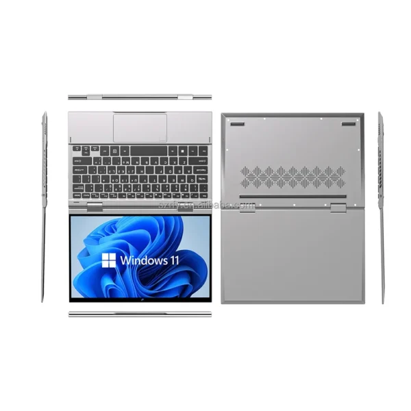 11 Inch Wholesale New YOGA Touchscreen Win 11 Intel Celeron N95 16GB RAM 512GB ROM Touch Screen Portable 2 in 1 Tablet Laptop - Image 2